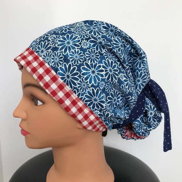 Scrub CAP/HAT *Reversible *Long Ties NWOT - Picture 5 of 16